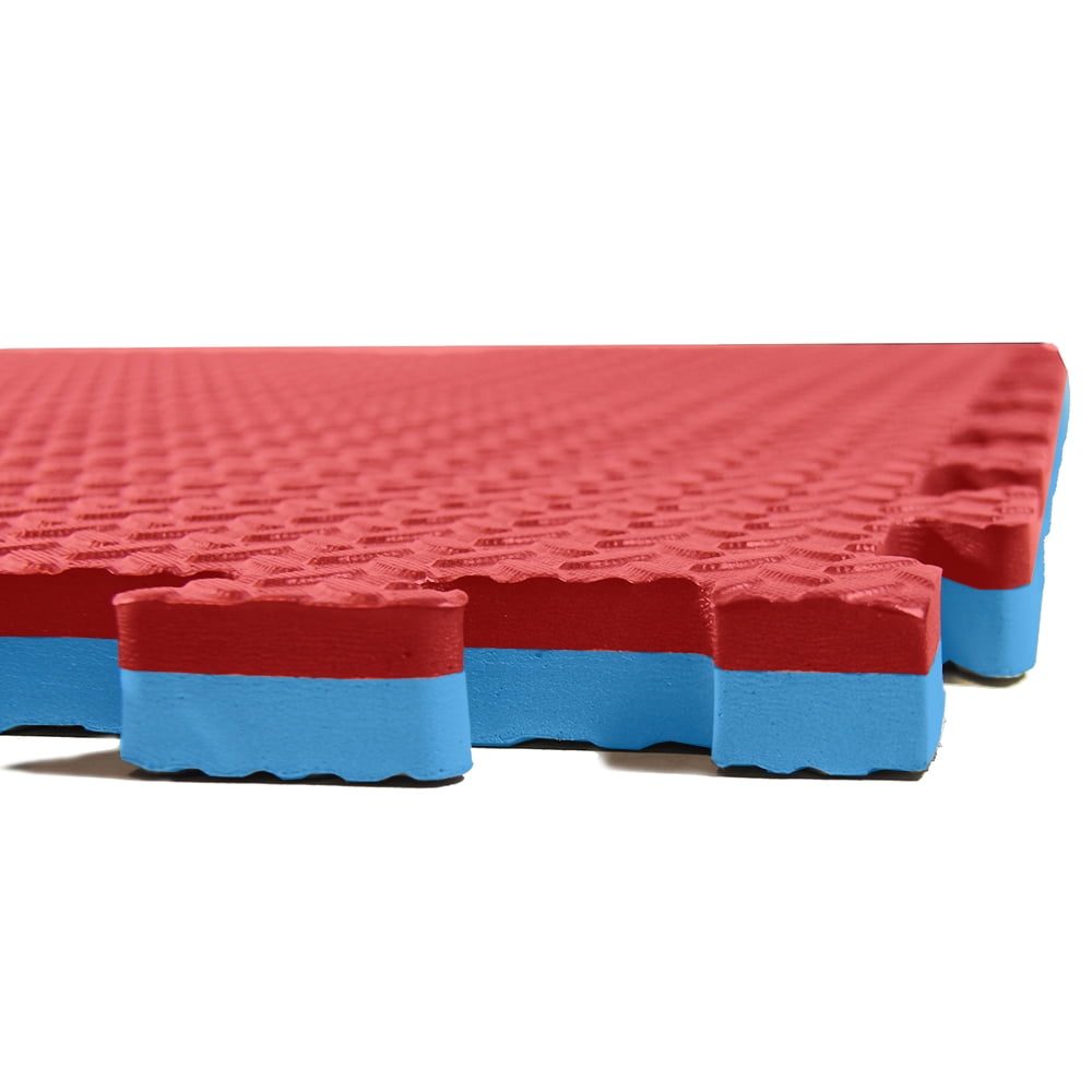 Clevr 1" Extra Thick Reversible Interlocking EVA Gym Foam Floor Mat