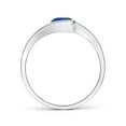 thumbnail image 2 of Angara Natural 0.7 Ct. Blue Sapphire Solitaire Ring in Sterling Silver for Women (Ring Size: 6), 2 of 10