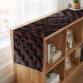 thumbnail image 6 of Table Runners 72 Inches Long Dress Scarves, Red Black Cubes Farmhouse Kitchen/Dining Table Runner, Coffee Tablerunners, Modern Geometric Abstract Art 14x72 Inch, 6 of 9