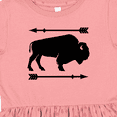 thumbnail image 4 of Inktastic Buffalo Cute Animal Western Girls Toddler Dress, 4 of 5