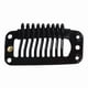 thumbnail image 4 of 200Pcs Clip Negro de Dientes para Clip de Broche de Presion de Extension de Pelo para El Uso de DIY (Negro) 32MM L, 4 of 5