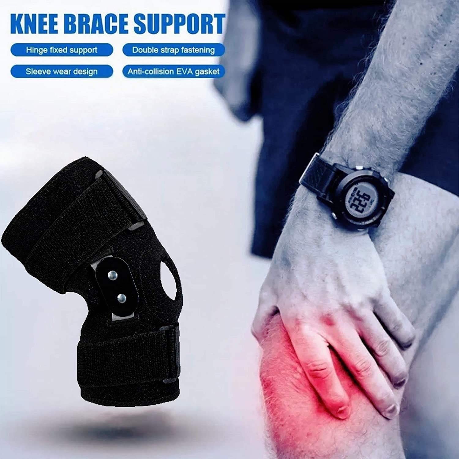 Jahy2Tech Knee Brace, 3XL, Relieves ACL, MCL, Meniscus Tear, Arthritis