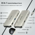 thumbnail image 5 of WAVLINK UHP3420 USB C 1 Laptop Docking Station, Retail Packaging with 8-in-1 Accessories, 5 of 12