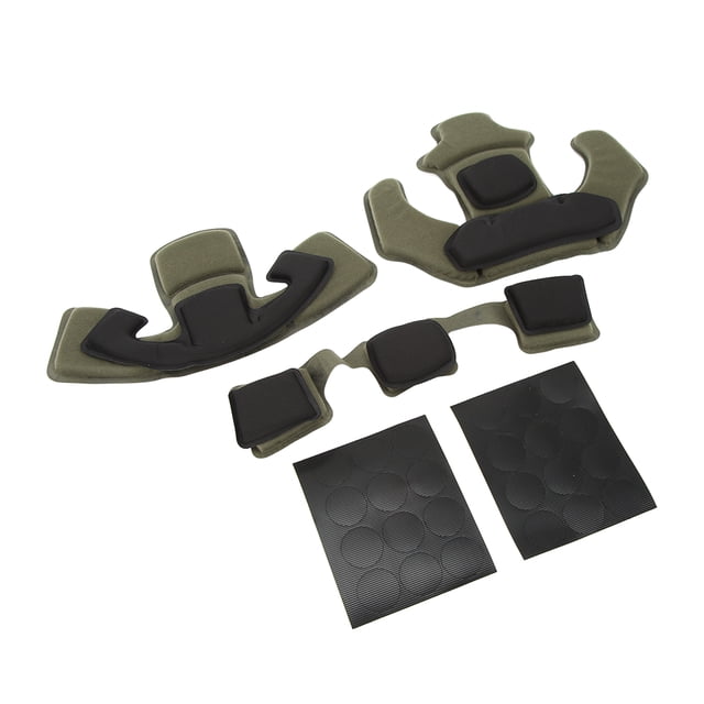 Cojín para casco Bling Bling Almohadilla protectora de Espuma viscoelástica de 2 capas para WENDY OD verde