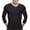 Black, variant on Winter Thermal Base Layer for Men V Neck Fleece Lined Shirt Long Sleeve Top Cold Weather Warm Clothing L Size Black