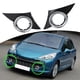 thumbnail image 2 of 2024 cubierta de luz antiniebla delantera derecha del coche marco de luces antiniebla cromadas parrilla accesorios de automóvil para Peugeot 207 Sport 2006-2009, 2 of 5