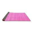 thumbnail image 2 of Ahgly Company Indoor Square Solid Pink Modern Area Rugs, 4' Square, 2 of 4