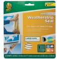 thumbnail image 3 of Duck Heavy-Duty White Rubber Weatherstrip Door and Window Seal, Large Gap, .38 in. x .25 in. x 17 ft., 3 of 10