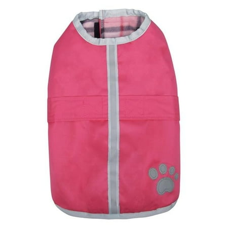 Zack & Zoey Polyester Nor easter Dog Blanket Coat, Pink - Small & Medium