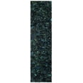 thumbnail image 7 of SAFAVIEH Rio Cassandra Confetti Polyester Shag Runner Rug, Green/Multi, 2'3" x 6', 7 of 7