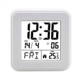 thumbnail image 1 of Reloj Despertador con Calendario Perpetuo, Reloj de Cabecera Activado por Voz con Retroiluminación, Reloj para Personas Mayores con Temperatura, 1 of 5