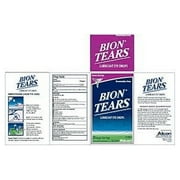 Bion Tears Lubricant Drops Dry Eye, No Preservative Sterile, 28 ct, 6-Pack