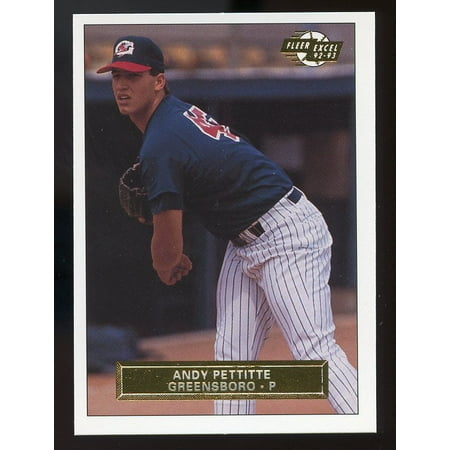 Andy Pettitte Baseball Card - 1992-93 excel #214 ANDY PETTITTE new york yankees minor league ROOKIE card