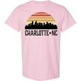 thumbnail image 3 of Inktastic Charlotte North Carolina Skyline T-Shirt, 3 of 5