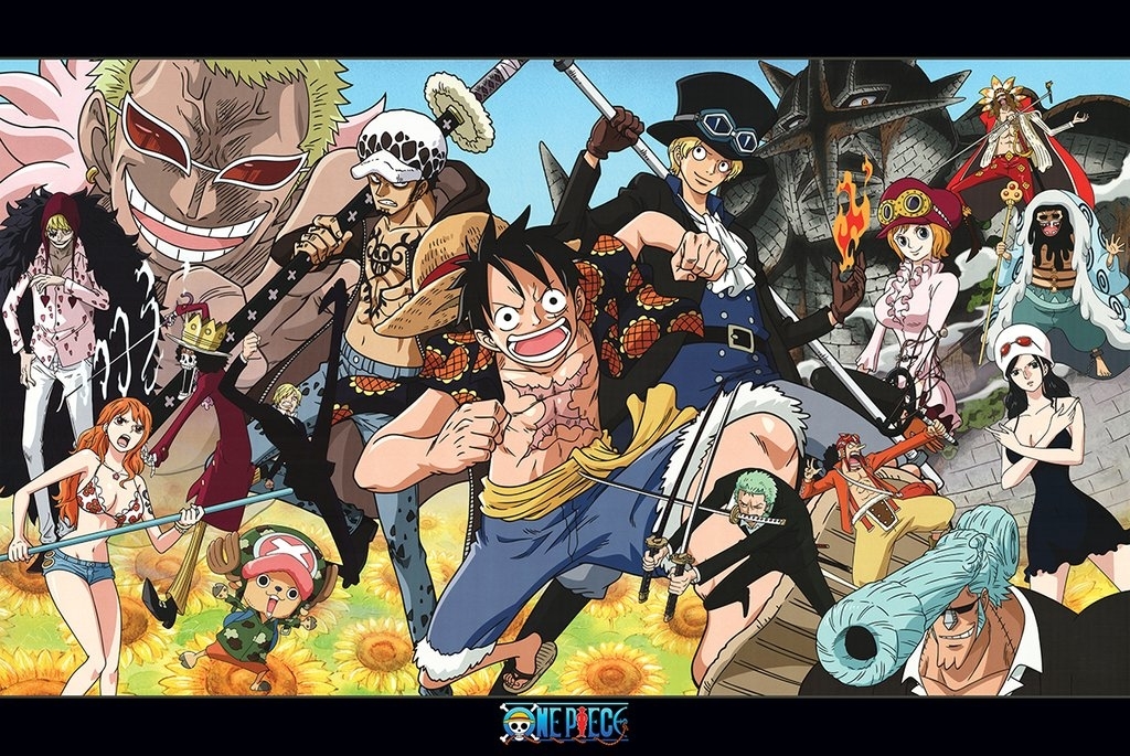 One Piece Cast Poster Print 24 X 36 Walmart Com