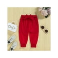 thumbnail image 6 of Qmyliery Kids Girls Casual Suit, Solid Color Sleeveless Backless Halter Tops+See-Through Long Pants, 6 of 9