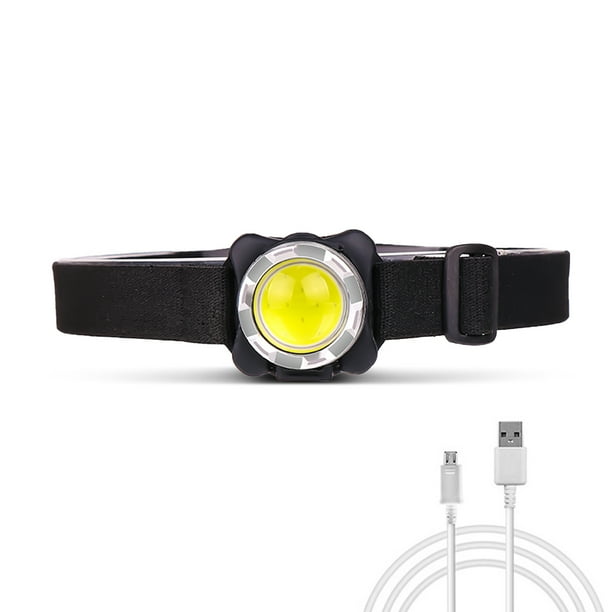 Mini cabeza linterna Camping Faro de acampada Super brillante Faro Faro Caza Diadema Pesca Manos libres Noche Montar Montar Luz de Seguridad Sweethay OD003061-00B