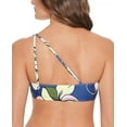 thumbnail image 3 of Salt + Cove Womens Juniors Spring Bloom Floral One Shoulder Swim Top Separates, 3 of 4