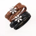 thumbnail image 2 of Retro flower buckle belt women's genuine leather cowhide fashion versatile decorative jeans pin buckle belt accessories new, 2 of 5
