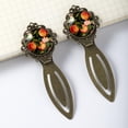 thumbnail image 3 of Peaches Vintage Copper-Colored Lace Bookmarks: Stainless Steel Reading Accessories and Book Accessories - Gifts for Book Lovers - Set of 2 Bookmarks, 3 of 5
