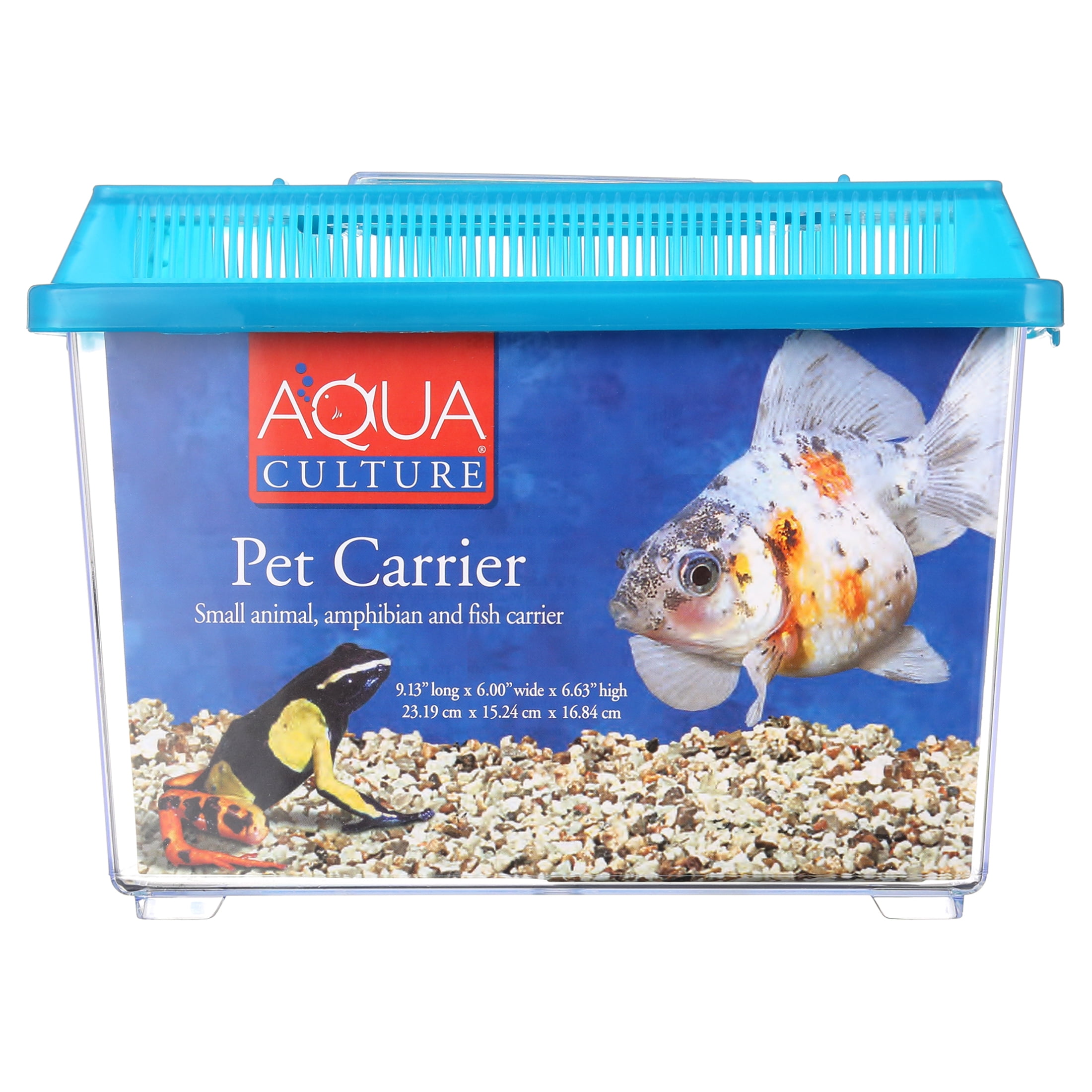 (4 pack) Aqua Culture Pet Carrier for Small Animals, Amphibians, and Fish