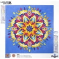 thumbnail image 2 of (4 pack) Diamond Art Kit 12"x 12" Intermediate Mandala Blue, 2 of 4