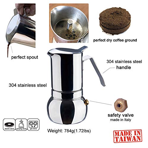 Dbut Stainless Steel Italian Espresso 