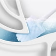 thumbnail image 3 of Cepillo de inodoro para colgar en la pared con mango largo Herramienta de limpieza para baño con base de almacenamiento perforada Inevent HA7878-03B, 3 of 6