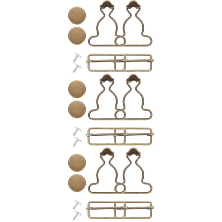 Day Buckle Fastener Overall Clips Suspend Dreses Suspender and Button Bold Jacket Miss