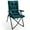 Green, variant on EVER ADVANCED Folding Recliner Camping Chair with Adjustable High Back, Portable Patio Reclining Chair for Adults, Support 300 lbs, Comfortable for Outdoor, Lawn, Beach, Backyard, Black