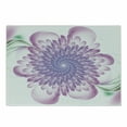 thumbnail image 1 of Spires Cutting Board, Digital Floral Harmonic Spirals with Flourish Hypnotic Vision Petals Dreamlike Print, Decorative Tempered Glass Cutting and Serving Board, Small Size, Violet, by Ambesonne, 1 of 1