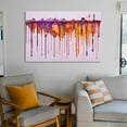 thumbnail image 6 of Colorful Abstract Background Painting Featuring Drips Of Purple And Orange Poster Decorative Painting Canvas Wall Art Living Room Posters Bedroom Painting,Unframe-style,16x24inch(40x60cm), 6 of 8
