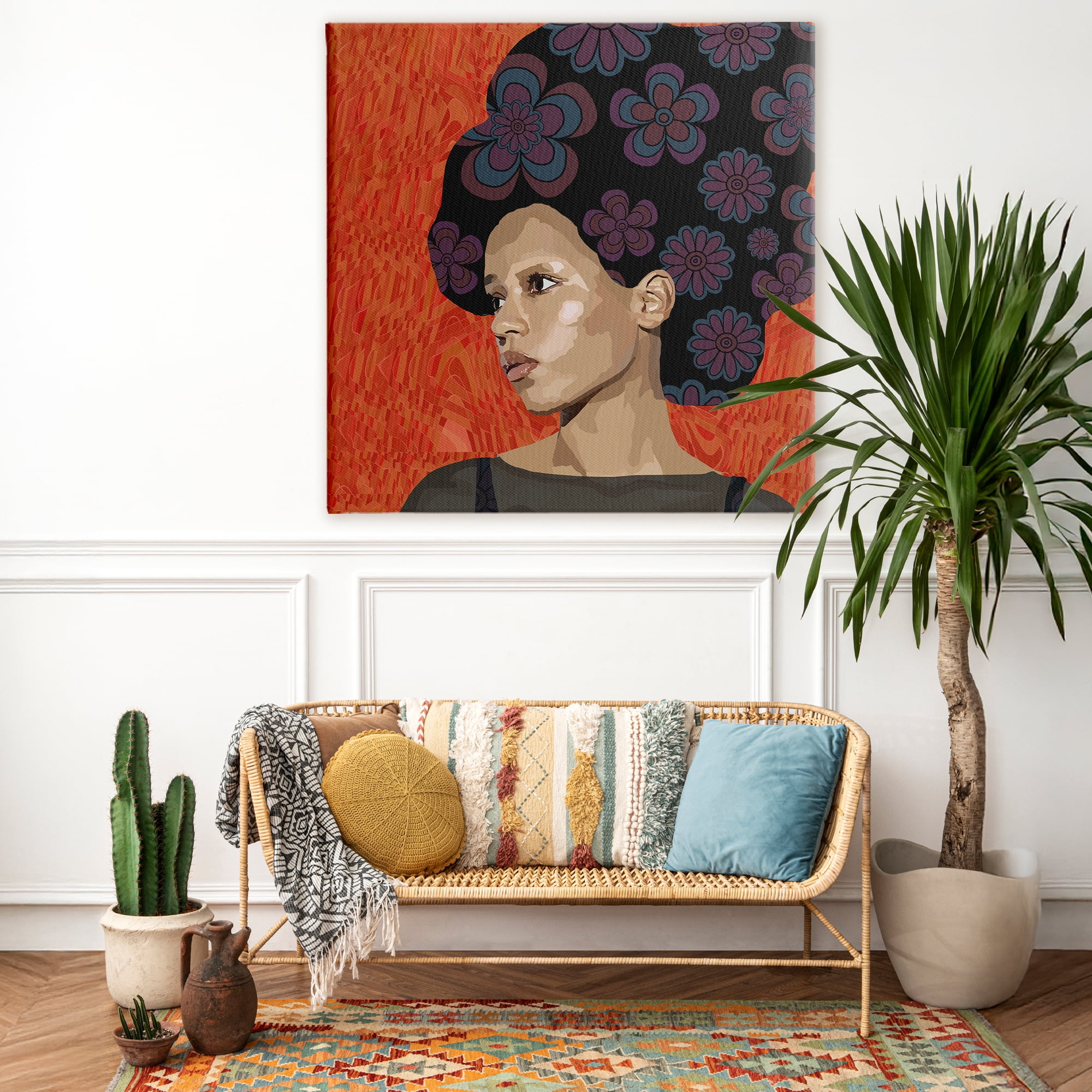 Stupell Industries Portrait Of A Dreamer Canvas Wall Art, design by Lynnda Rakos