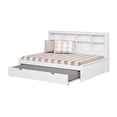 thumbnail image 6 of Donco Kids Bookcase Full Daybed with Twin Trundle, Full, White, 6 of 7