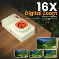 thumbnail image 5 of MOPO Digital Camera 2.8in HD Screen, 4K Pixel, Anti Shake, Auto Focus, 16x Zoom, Vlogging Camera Beige white, 5 of 6