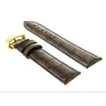 thumbnail image 2 of 19MM LEATHER WATCH BAND STRAP DEPLOYMENT CLASP FOR ROLEX DATE L/BROWN WS GOLD, 2 of 2