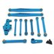 thumbnail image 1 of RC Car Upgrade Fixed Rod Steering Group Servo Arm Kit Blue, 1 of 5