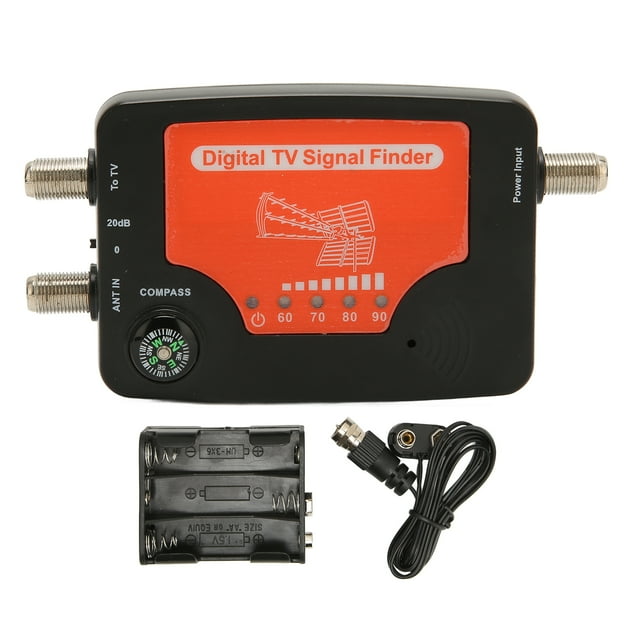 Digital TV Satellite Finder,TV Satellite Finder Professional Satellite Signal Finder Satellite Signal Strength Meter Highly Versatile
