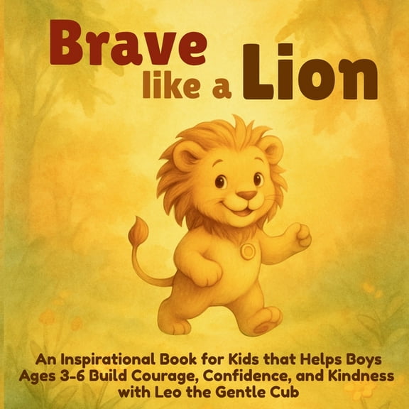 Brave Like a Lion: An Inspirational Book for Kids that Helps Boys Ages 3-6 Build Courage, Confidence, and Kindness with , (Paperback)