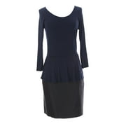 VELVET by Graham & Spencer Women's Colorblocked Dress Petite (0-2) Navy / Black