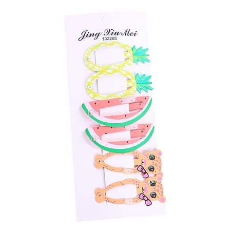 

Baby Girl Cartoon Fruit Clip Pin Barrettes Set Hair Accessories