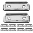 thumbnail image 1 of 10Pcs Metal Writing Board Clamps Office Clipboards Clips Menu Fixing Clips Clipboard Supply, 1 of 4