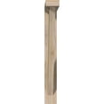 thumbnail image 2 of Ekena Millwork 3 1/2"W x 20"D x 28"H Traditional Block Smooth Bracket w/ Offset Brace, Douglas Fir, 2 of 25