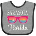 thumbnail image 3 of Inktastic Sarasota Florida Summer Trip Girls Baby Bib, 3 of 4