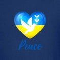 thumbnail image 3 of CafePress - Ukraine Flag Peace Dove T Shirt - Dark T-Shirt Kids XS-XL, 3 of 4