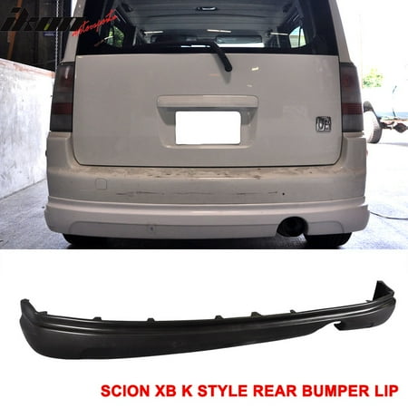 Skyline Rear Lip - Fits 03-07 Scion xB Rear Bumper Lip Diffuser Spoiler PU K-Style Body Kit 03