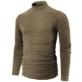 thumbnail image 1 of H2H Men's Casual Slim Fit Basic Tops Knitted Thermal Turtleneck Pullover Sweater (KMTTL0412), 1 of 6