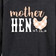 thumbnail image 3 of Instant Message - Plaid Mother Hen - Women's Lightweight French Terry Long Sleeve Shirt, 3 of 6