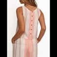 thumbnail image 4 of Conjunto de Dos Piezas de Verano Y2K con Estampado Floral Bohemio para Mujer: Camiseta Sin Mangas y Pantalones Anchos. Naranja Rojo M, 4 of 10