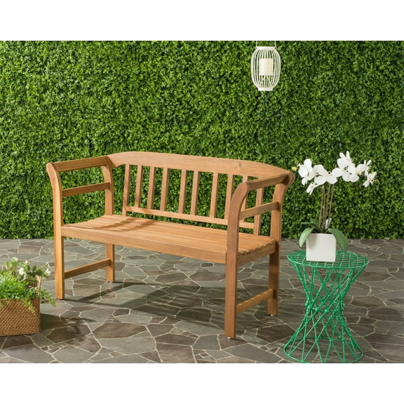 Safavieh Porterville Indoor/Outdoor Modern 2 Seat Garden Bench
